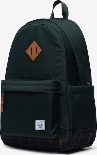 Herschel Backpack in Light brown / Dark green / White, Item view