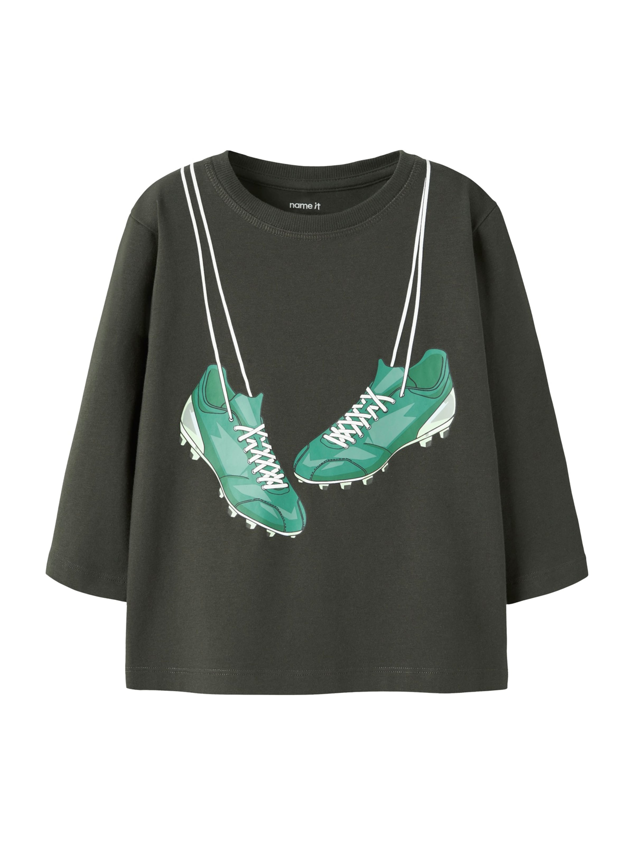 NAME IT - Camiseta 'NMMLEONEL' en gris: frente