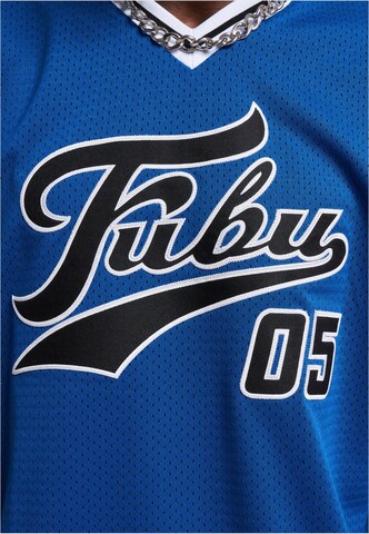 FUBU - Camisa 'Varsity' em azul