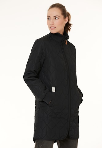 Weather Report Outdoor Coat 'Nokka' in Black: front