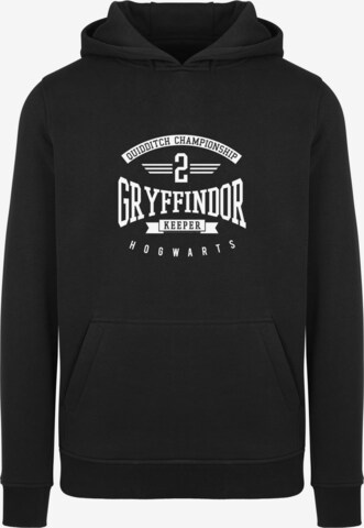 Felpa 'Harry Potter Gryffindor Keeper' di F4NT4STIC in nero: frontale