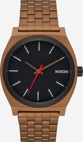 Nixon Αναλογικό ρολόι 'Time Teller' σε καφέ