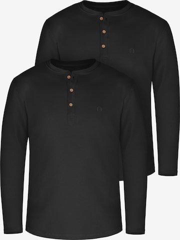 T-Shirt 'Neuville' normani en noir : devant