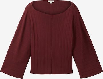 TOM TAILOR - Pullover em vermelho: frente