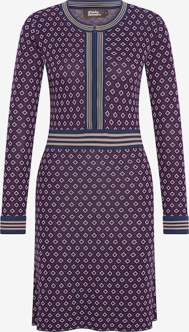 4funkyflavours Knitted dress 'Vor Dem Start' in Purple: front