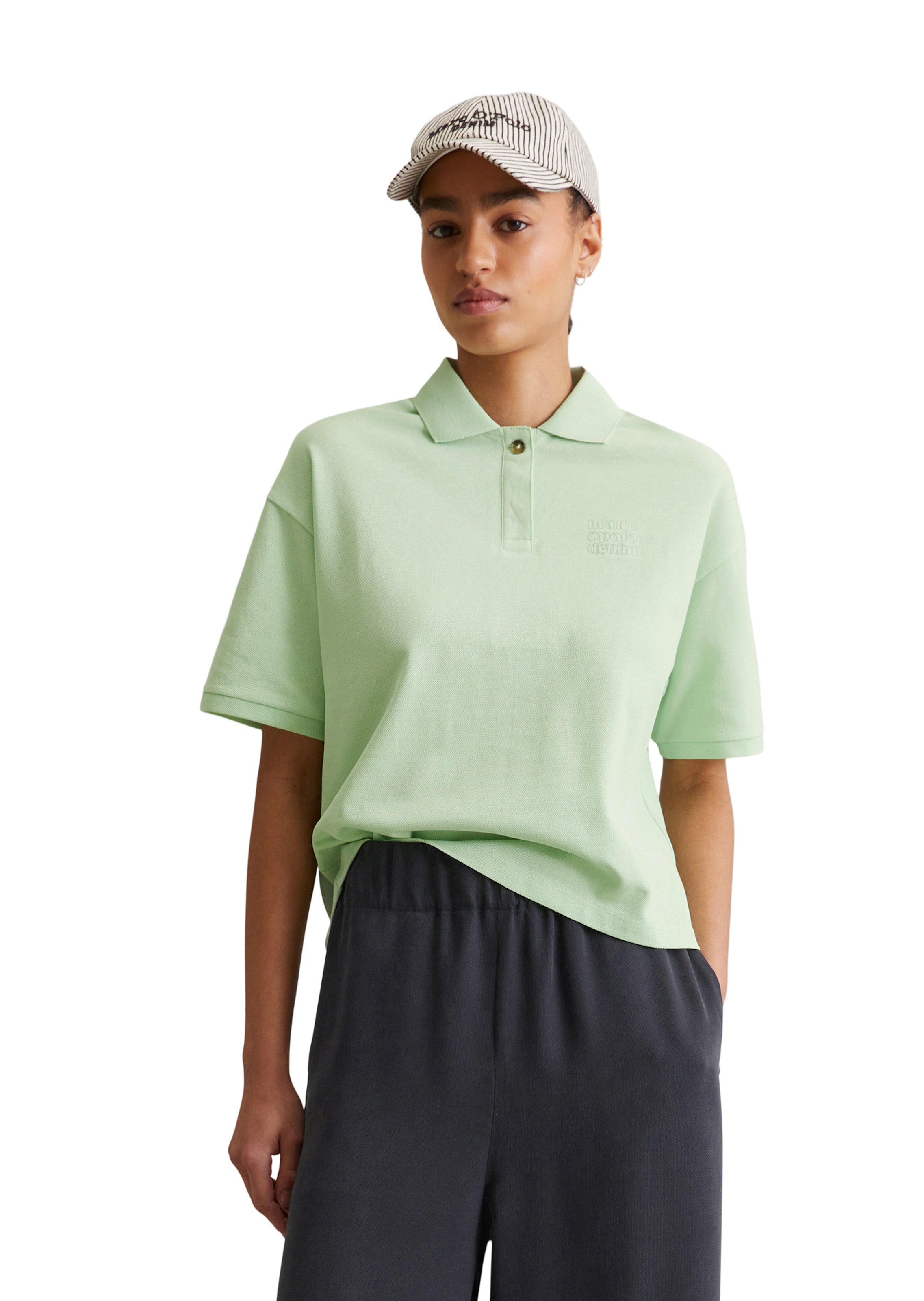 T-shirt Marc O'Polo DENIM en vert : devant