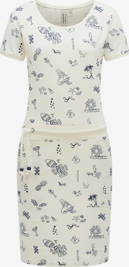Ragwear Kleid 'Baomi in 34 in elfenbein / dunkelblau, Produktansicht