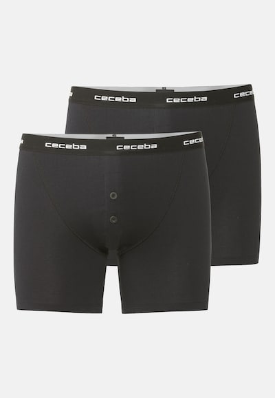 CECEBA Boxershorts in de kleur Zwart / Wit, Productweergave