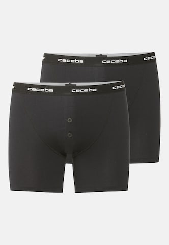 CECEBA Boxer shorts in Black: front