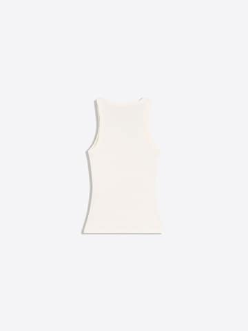 Bershka Toppi värissä valkoinen