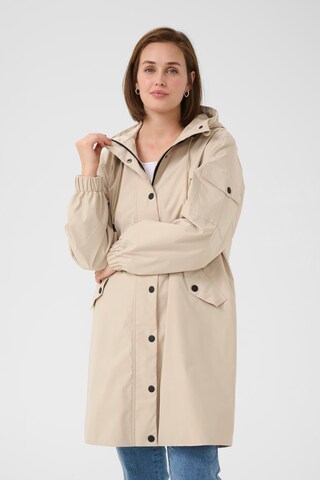 Manteau mi-saison 'Ennie' Kaffe en beige : devant
