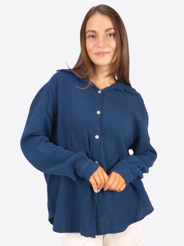 Seasons of April Blouse 'Sasha' in Blauw: voorkant