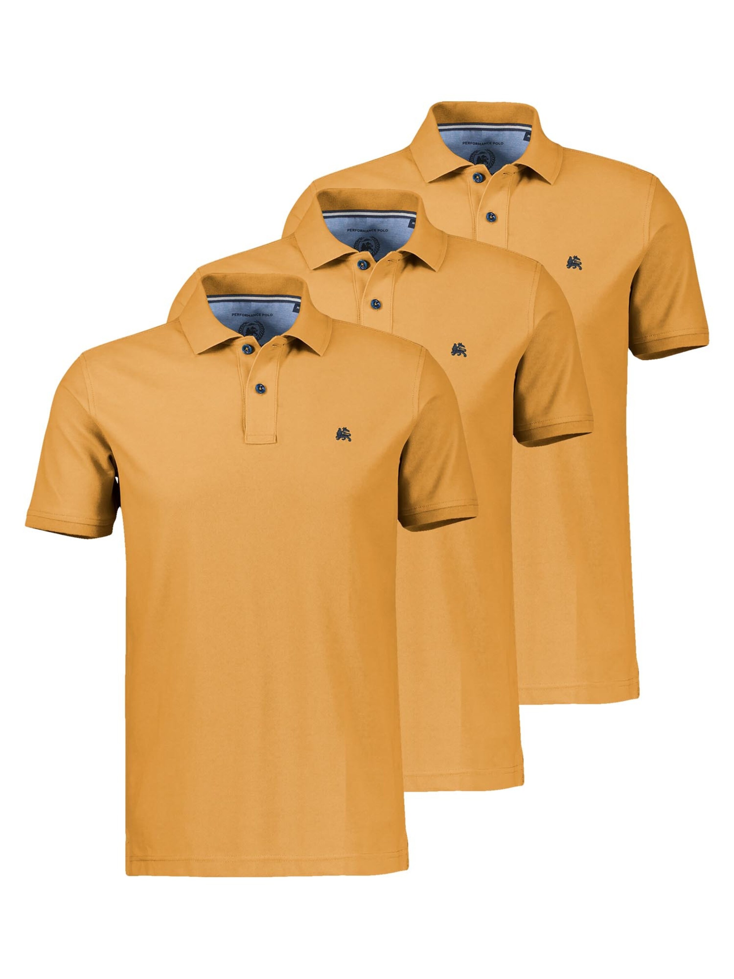 LERROS Shirt 'Basic'‌‌‌ in Gelb: Vorderseite