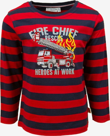 SALT AND PEPPER Langarmshirt 'Fire Chief' in Rot: front