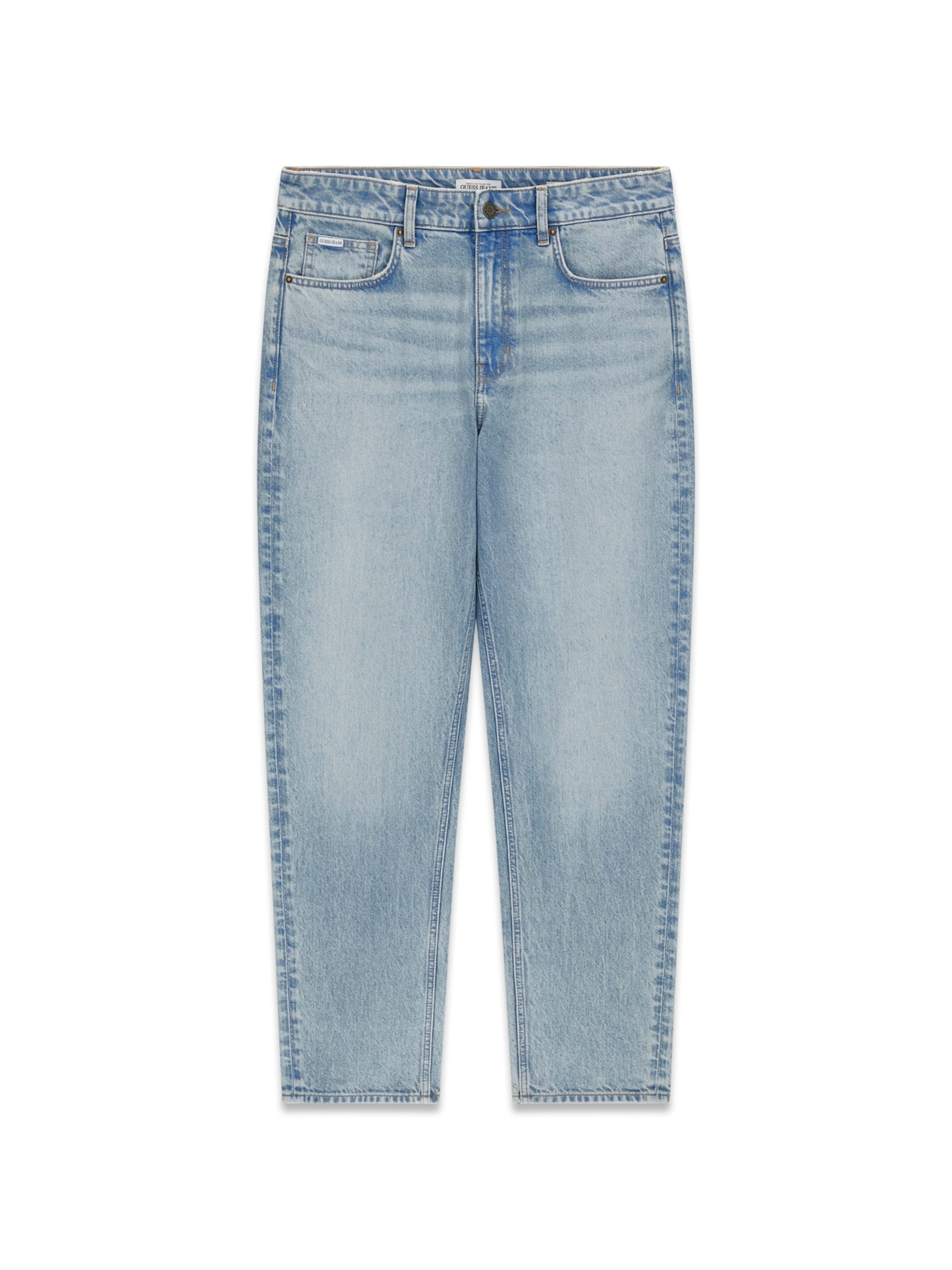 GUESS JEANS Barrel Дънки 'G15' в синьо: отпред