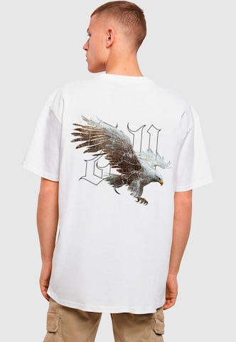 2Y Premium T-Shirt 'Eagle' in Weiß: Vorderseite