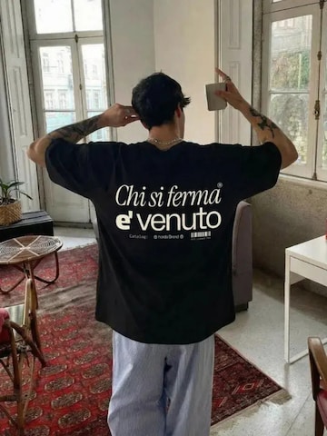 Maglietta 'T-Shirt 100% Cotone  Made in Italy | The Motion' di Horda in nero
