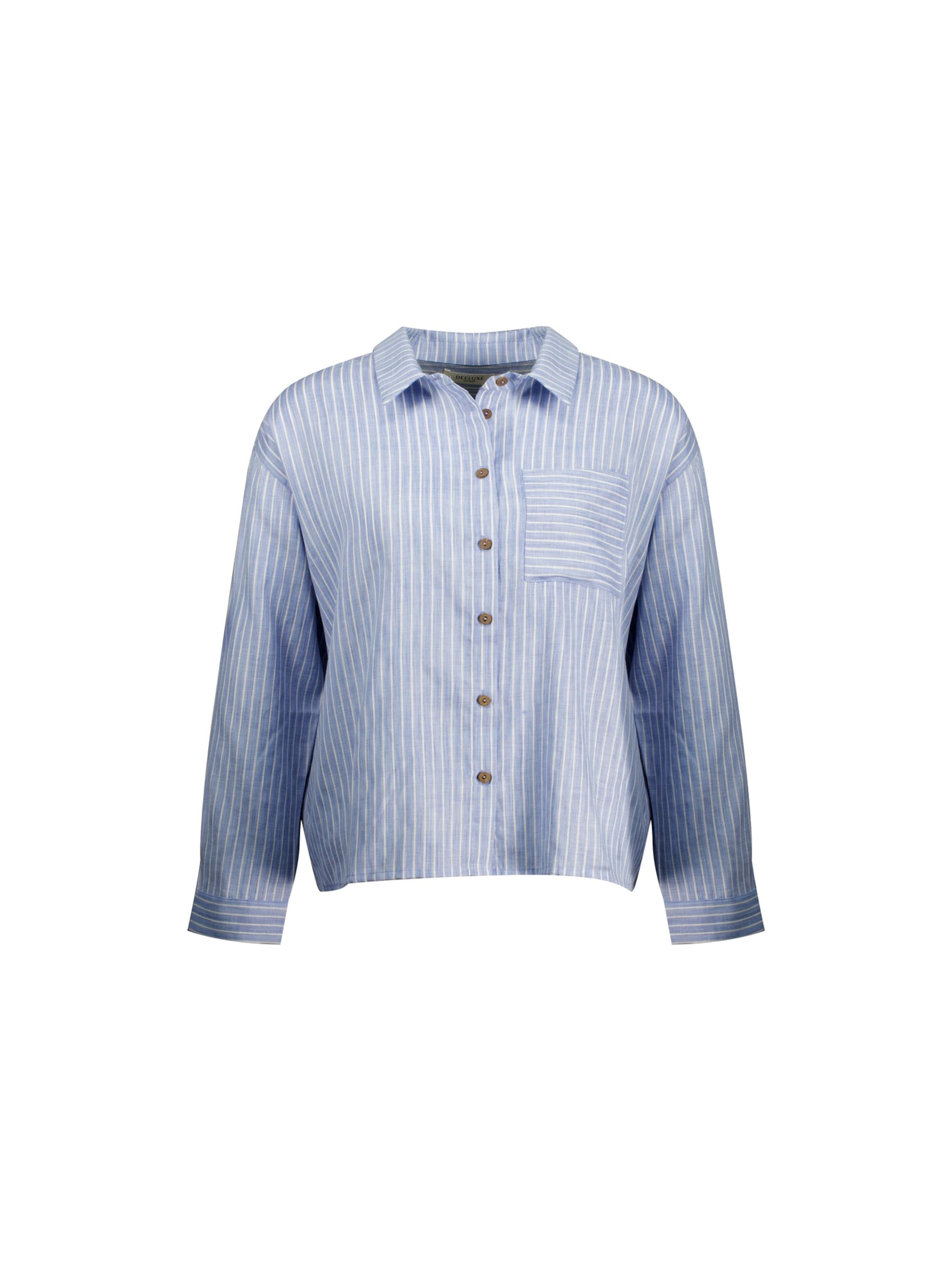 Deeluxe Chemisier 'Moana' en bleu / blanc, Vue avec produit