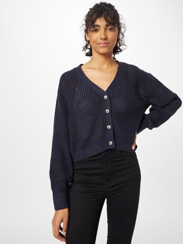 TOM TAILOR DENIM Knit cardigan in Blue: front