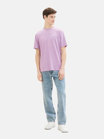 T-Shirt TOM TAILOR DENIM en violet