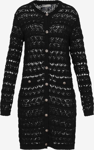DreiMaster Vintage Вязаная кофта в Черный: спереди