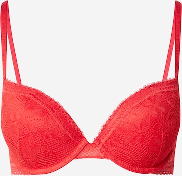 Tommy Hilfiger Underwear Push-up Biustonosz w kolorze czerwony: przód