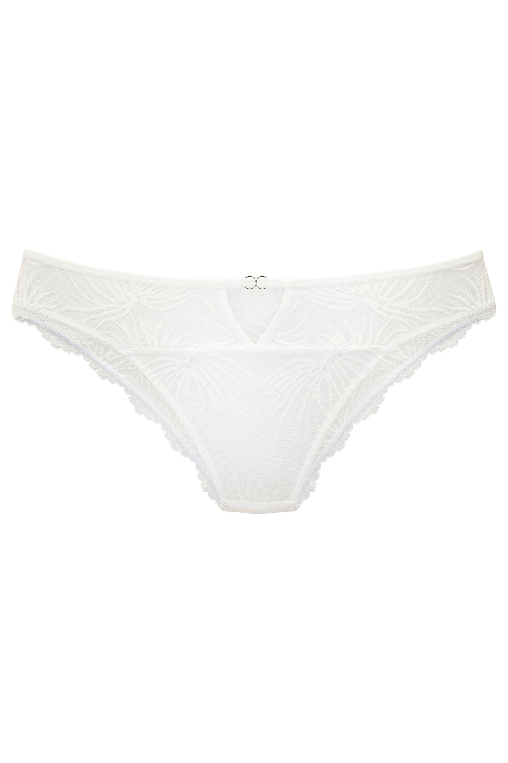 LASCANA String bugyik - fehér: elől