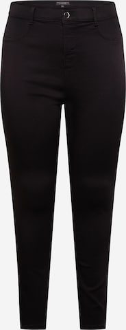 Dorothy Perkins Curve Skinny Jeans 'Frankie' in Black: front