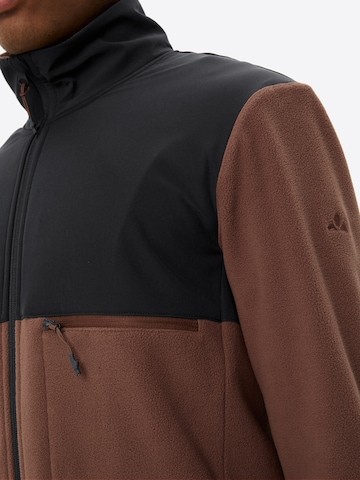 VAUDE Funktionele fleece-jas 'Mineo II' in Bruin
