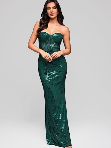 Ombre Abendkleid‌‌‌‌‌‌ in Grün
