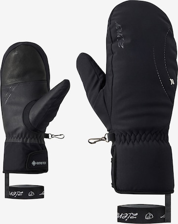 ZIENER Sporthandschuhe 'KJELY-Z GTX + GORE PLUS WARM MITTEN' in Schwarz: Vorderseite