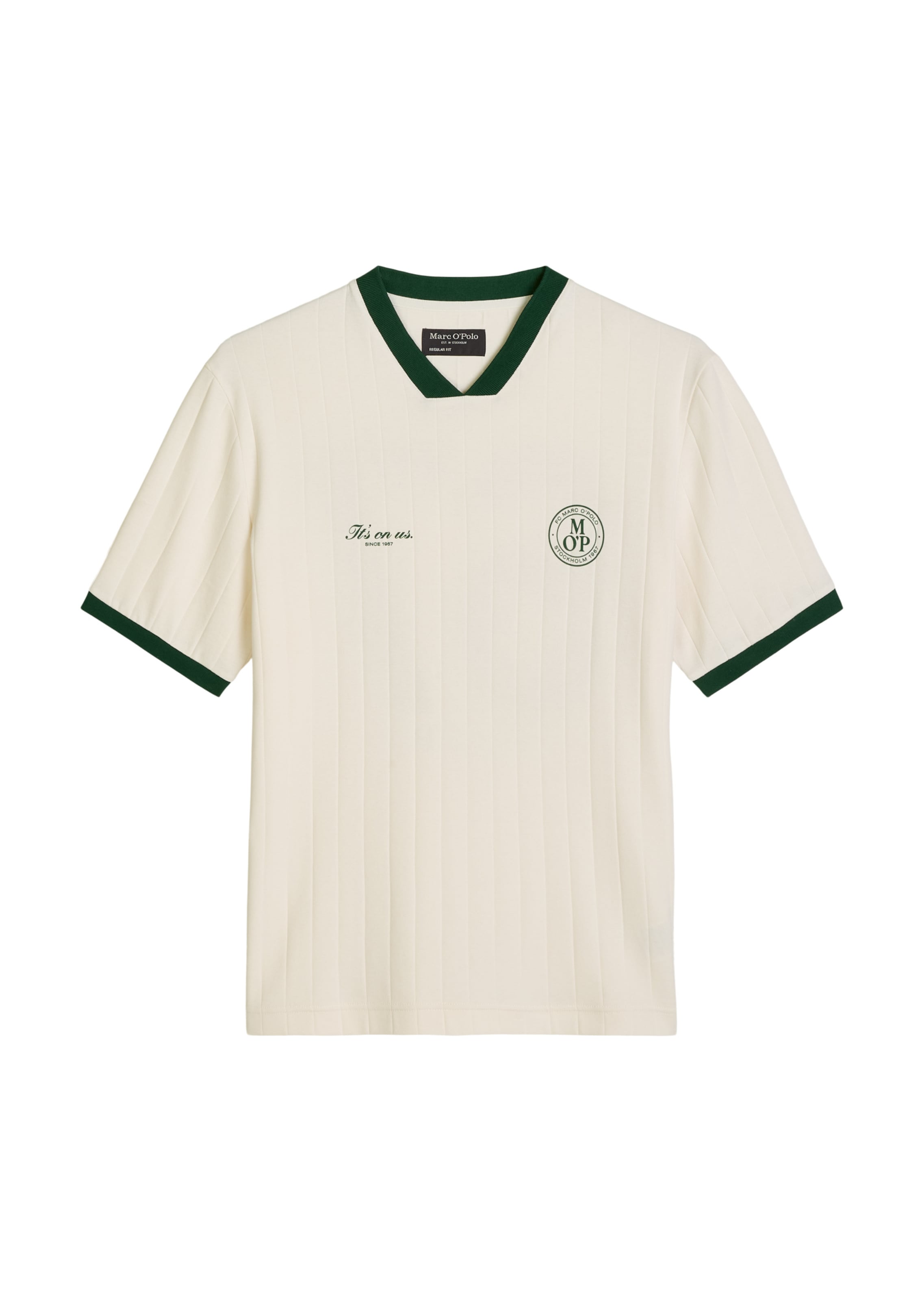 Marc O'Polo Shirt in Beige: front