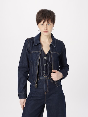 LEVI'S ® Демисезонная куртка 'Zip Slim Trucker' в Синий: спереди