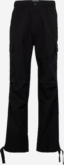 Calvin Klein Jeans Pantalon cargo 'ESSENTIAL' en noir, Vue avec produit