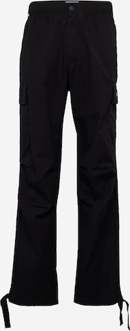 Pantalon cargo 'ESSENTIAL' Calvin Klein Jeans en noir : devant