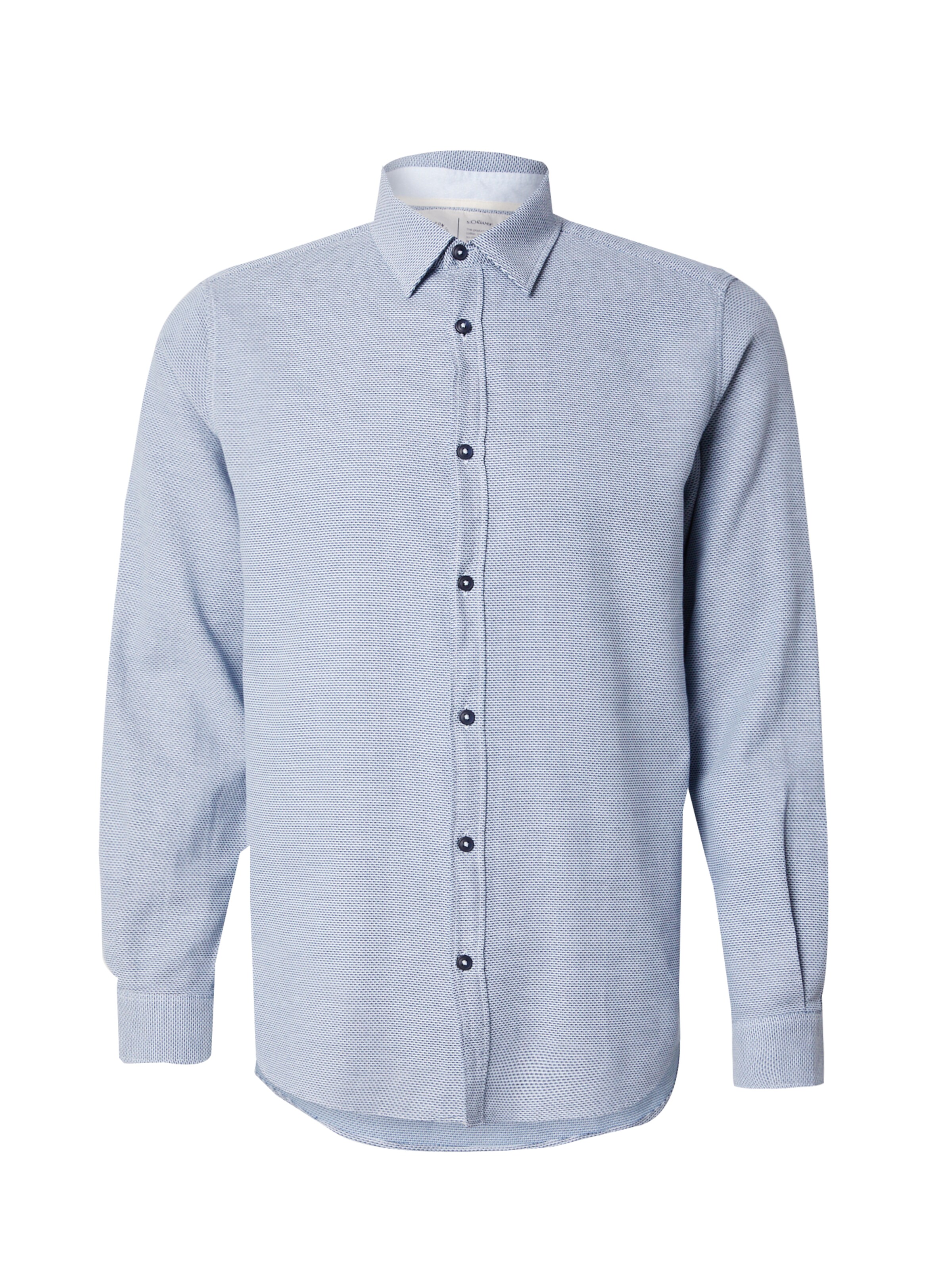 Coupe regular Chemise s.Oliver en bleu : devant