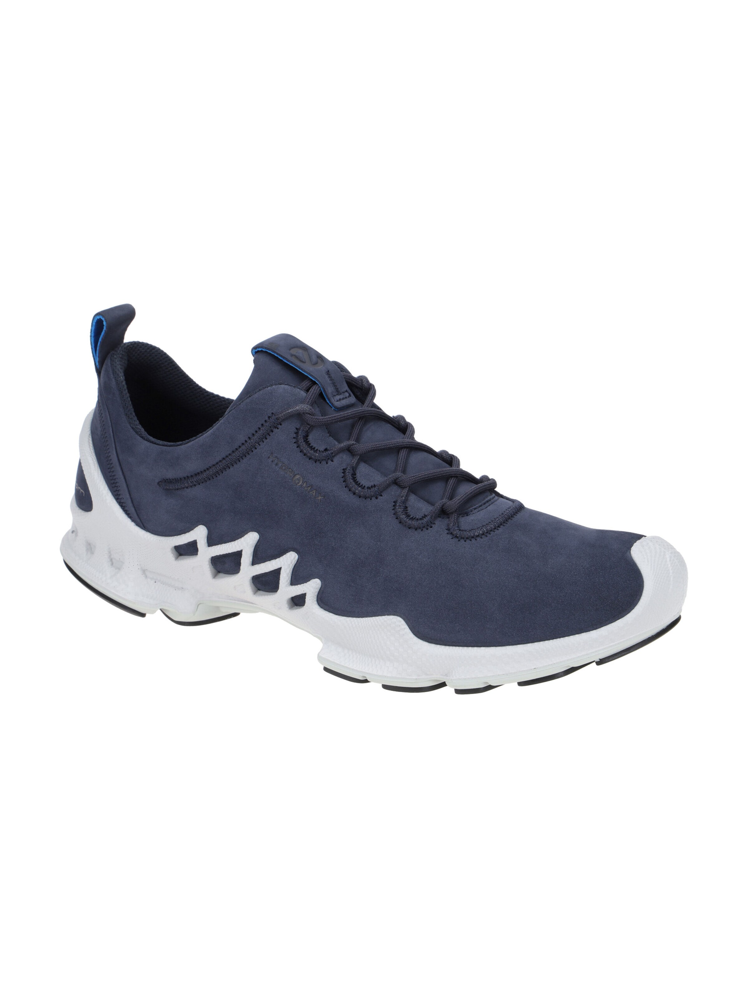 ECCO Athletic lace-up shoe in Blue: front
