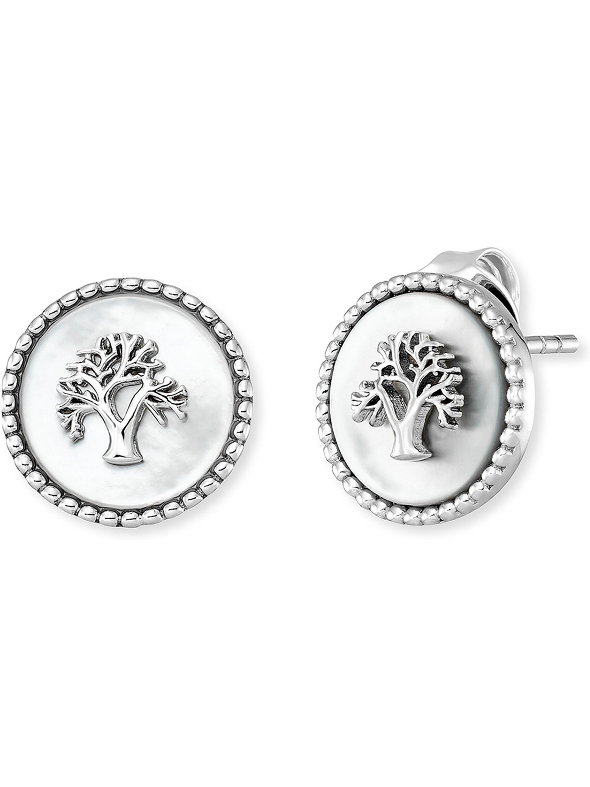 Engelsrufer Earrings in Silver: front