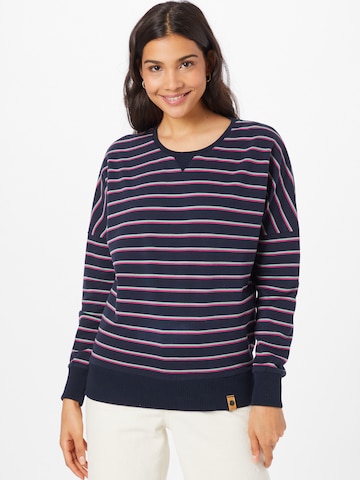 Fli Papigu Sweatshirt 'Der 9' in Blau: Vorderseite