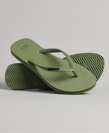 Superdry T-Bar Sandals in Green