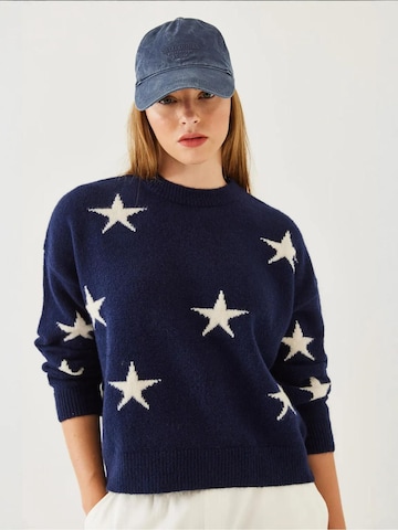 Bianco Lucci Pulover 'Pullover' | modra barva