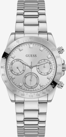 Orologio analogico 'Eclipse' di GUESS in argento: frontale