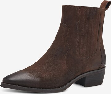 Bottes de cowboy MARCO TOZZI en marron : devant