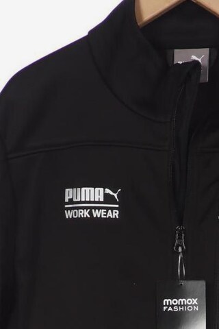 PUMA Sweatshirt & Zip-Up Hoodie in S in Black