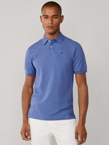 Coupe slim T-Shirt Hackett London en bleu : devant