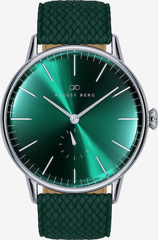 August Berg Analog Watch 'Serenity' in Green: front