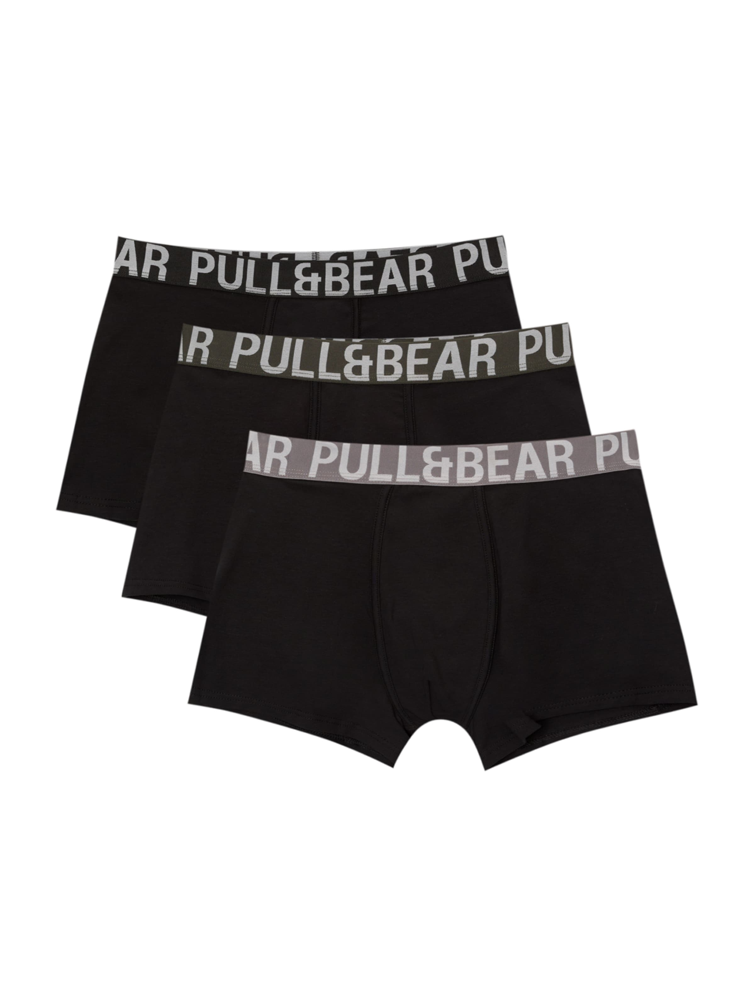 Boxers Pull&Bear en noir : devant