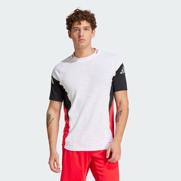 ADIDAS PERFORMANCE Performance shirt 'Tiro 25 Pro' in White: front