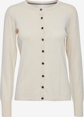 Cardigan 'Sara' PULZ Jeans en blanc : devant