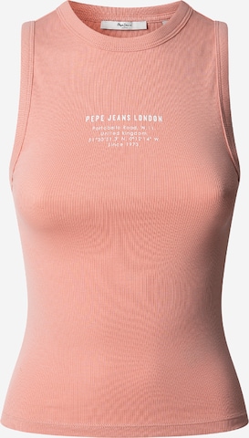 Pepe Jeans Топ 'Viv' в Ярко-розовый: спереди